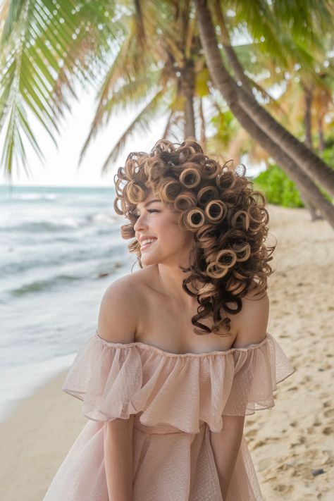 Embrace the sunny days with stunning curly hairstyles that perfectly capture the essence of Summer! This loose, shoulder-length style showcases natural curls that offer a carefree, effortless vibe. Pair it with cheeky curtain bangs for a youthful touch and you're ready for any summer adventure. Explore the allure of summer-ready curls! #curlyhairstyles #SummerHair #SummerCurls Summer Curls, Adventure Explore, Curtain Bangs, Summer Adventures, Curly Hairstyles, Summer Ready, Natural Curls, Shoulder Length, Summer Hairstyles