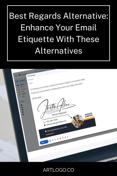 The way we close our emails has a significant impact on the receivers, especially in the fast-paced world of business communication. "Best Regards" is a classic farewell, but we should learn to be creative while communicating. This article will explore the world of email etiquette and offer several alternatives to "Best Regards" that can improve your communication skills in a professional setting. Email Etiquette, Professional Email, Business Communication, Fast Paced, Explore The World, Be Creative, Communication Skills, Signature Design, Suits You