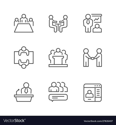 Work Icon, Office Icon, Communication Icon, Vector Quotes, Graphic Art Prints, Sketch Notes, Business Presentation, Line Icon, App Icon Design