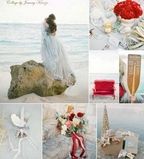 Christmas Beach Wedding Ideas, Beach Christmas Wedding, Christmas Beach Wedding, Winter Beach Wedding, Renew Vows, Jordan Wedding, Christmas Beach, Winter Beach, Beach Wedding Inspiration