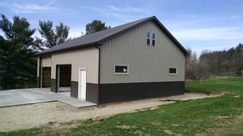 30x40 Garage Plans With Loft, Metal Building With Loft, 30x40 Shop Layout, Pole Barn Garage With Loft, 30x40 Pole Barn Garage, 30x40 Pole Barn, 30x40 Shop, Shop Loft Ideas, Pole Barn With Loft