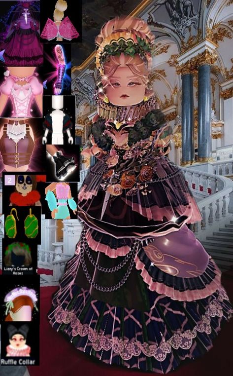 Victorian Outfit Royale High, On The Farm Outfit Royale High, On The Farm Outfit, Princess Royale High Outfits, Detailed Royale High Outfits, Rh Outfit Ideas Cheap, Royale High Outfit Inspiration, Royale High Boy Outfits Tutorial, Royale High Victorian Outfit