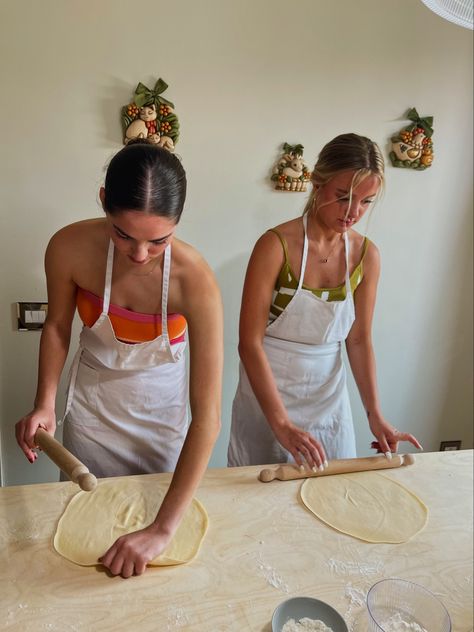 Pasta Class Aesthetic, Cooking Class Italy Aesthetic, Cooking Class Bachelorette Party, Pasta Making Class Aesthetic, Pasta Making Classes In Italy, Italian Cooking Class Aesthetic, Pasta Class Italy, Italy Girls Trip Aesthetic, Cooking In Italy