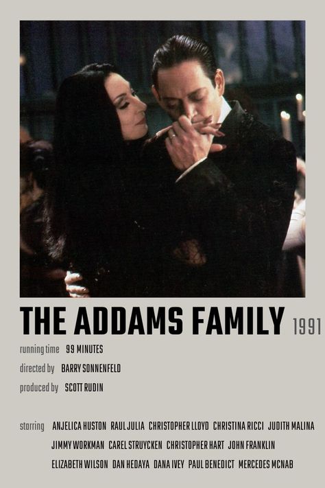 The Addams Family Movie Poster Addams Family Movie Poster, The Addams Family Poster, The Addams Family Movie, Addams Family Poster, Family Movie Poster, Addams Family Movie, Anjelica Huston, The Addams Family, Family Movie