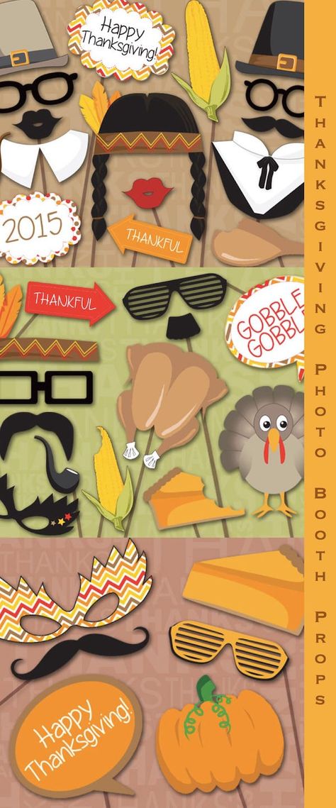 Free Printable Thanksgiving Photo Booth Props, Thanksgiving Photo Booth Props, Thanksgiving Photo Booth Ideas, Thanksgiving Photo Booth, Photo Booth Props Free Printables, Thanksgiving Photo Props, Fall Photo Booth, Photo Booth Props Free, Family Photo Props