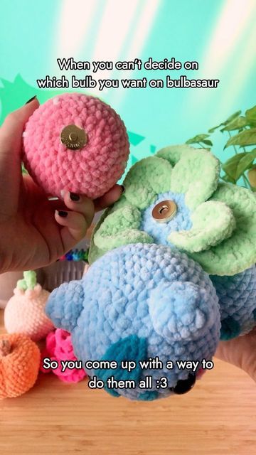 Crochet Pokemon Pattern Free Bulbasaur, Bulbasaur Crochet Pattern Free, Crochet Bulbasaur, Crochet Nerd, Bulbasaur Pokemon, Crochet Pokemon, Pokemon Pattern, Stitches Crochet, Crochet Hack