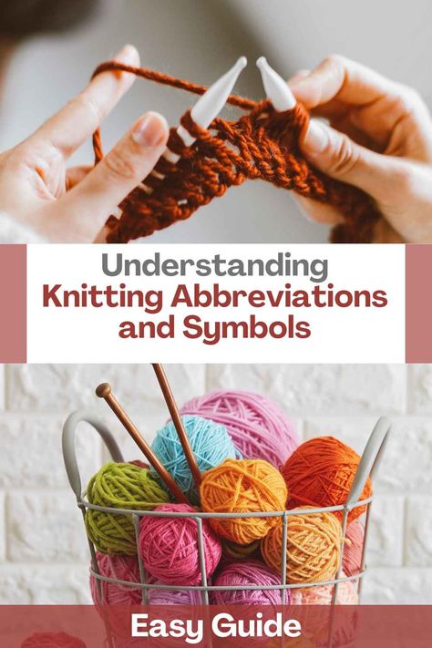 Knitting is a craft that combines creativity and technique, but for beginners, the world of knitting patterns can be a bit daunting. Understanding knitting abbreviations and symbols is essential for anyone looking to follow patterns effectively and create beautiful pieces. These abbreviations and symbols represent the stitches, techniques, and other instructions needed to complete a project. With a little guidance, you can easily decode knitting patterns and enhance your knitting... Knitting Terminology, Abrevations For Knitting, Knitting Terms And Abbreviations, Knitting Symbols Charts English, Knitting Bind Off Techniques, Knitting 101, Knitting Abbreviations, Simple Scarf, Cable Knitting