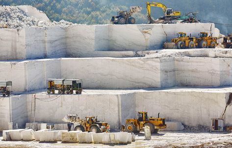 Marble Quarry, Hill Logo, Stone Store, Marble Block, Stone Quarry, Big Machines, Eden Project, Energy Industry, Construction Business