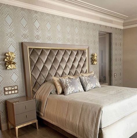 Bedhead Design, Home Decor Wallpaper, Bed Headboard Design, Quotes Home, Luxe Bedroom, Bedroom Interior Design Luxury, Luxury Bedroom Design, Bed Design Modern, Decor Quotes