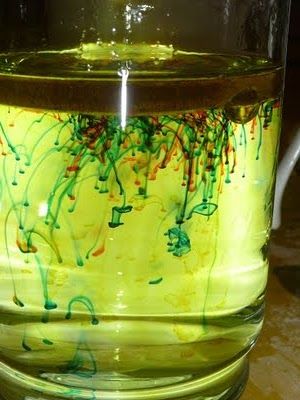 Vetenskapliga Experiment, Kid Science, Oil And Water, Weird Science, Library Programs, Preschool Science, Program Ideas, Science Experiment, Elementary Science