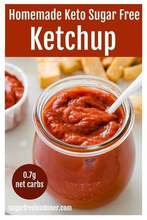 Keto Ketchup Recipe, Keto Restart, Sugar Free Ketchup Recipe, Ketchup Recipes, Healthy Condiments, Keto Ketchup, Keto Sauce, Keto Dips, Low Carb Ketchup