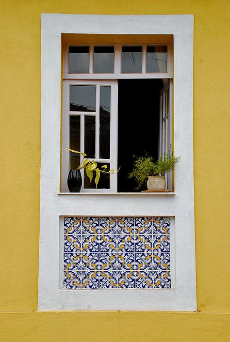 A window from Fountainhas, Goa Goa Windows, Moulding Detail, Mario Miranda, Window Box Flowers, House Window, Canvas Painting Diy, House Windows, Exterior House Colors, Window Box