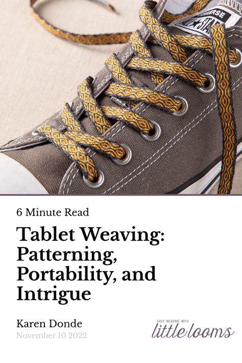 Tablet Weaving: Patterning, Portability, and Intrigue Inkle Weaving Patterns, Weaving Patterns Loom, Rigid Heddle Weaving Patterns, Tablet Weaving Patterns, Medieval Crafts, Inkle Weaving, Weaving Loom Projects, Rigid Heddle Weaving, Inkle Loom