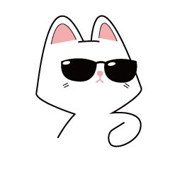 Sunglasses Doodle, Parcs And Rec, Animated Cats, Logo Cat, The Butler, Line Game, Line Line, Ordinary Day, Line Sticker