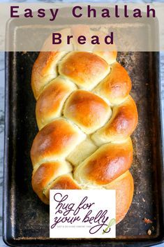 Tender crumb with a sweet crust, this easy challah bread recipe is a staple in many homes on Friday nights. You'll love how easy it is to make, and how quickly you can learn to braid the challah! #challah #bread #recipe #braiding Easy Challah Bread Recipe, Easy Challah, Vegan Challah, Easy Breads, Challah Bread Recipe, Challah Recipe, Challah Bread Recipes, French Bread Recipe, Yeast Bread Recipes