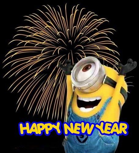 Minions New Year, Happy New Years Eve, Happy New Year Images, New Year Images, Nye Party, Holiday Wallpaper, Good Morning Happy, New Years Eve, Animals Beautiful