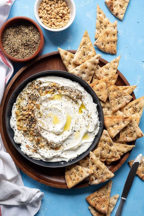 This recipe for homemade labneh (yogurt cheese) will give you a creamy, smooth, and delicious healthy cheese. Serve it for breakfast, snack or as an appetizer. #labneh #recipe #yogurt #cheese #appetizer #healthy #gluten-free #homemade #how-to-make #breakfast Labneh Recipe, Cake Mix Donuts, Meze Platter, Yogurt Parfait Recipe, Lakeview Chicago, Yogurt Cheese, Healthy Cheese, Eggplant Dishes, Delicious Cream