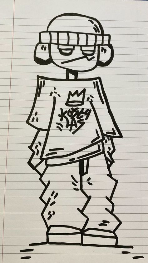 Graffiti Doodles Ideas, Graffiti Art Drawings, Easy Graffiti, Character Tattoos, Easy Graffiti Drawings, Cartoon Character Tattoos, Graffiti Words, Graffiti Writing, Graffiti Doodles