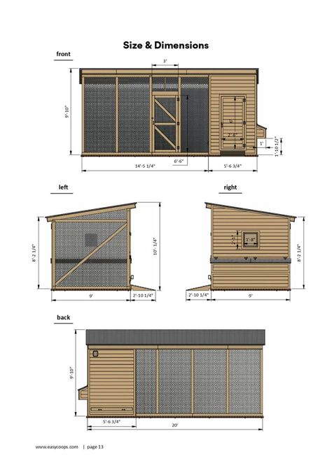 Space Saving Chicken Coop, Chicken Coop Floor Plans, Coop Color Ideas, Chicken Coop Floor, Simple Chicken Coop Plans, Chicken House Plans, Chicken Coop Building Plans, Reban Ayam, Chicken Coop Plans Free