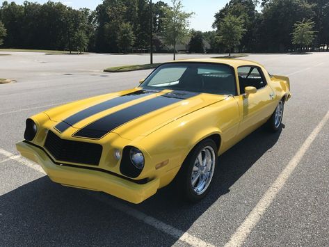 fully restored 1975 Chevrolet Camaro LT 1975 Camaro, Chevrolet Camaro Bumblebee, Ford Sport, Camaro For Sale, Ford Pinto, Transformers Prime, Camaro Ss, Pontiac Firebird, Chevy Camaro