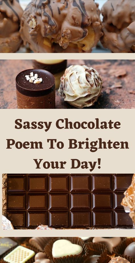 Do you like chocolates and poems? Then here is a chocolate poem just for you! #chocolate #chocolatepoem #poems #Cadbury #ferrerorocher #chocolatelust #chocolatelovers #poetry #odepoetry #ode Chocolate Poem, Beautiful Poems, Ferrero Rocher Chocolates, Bitter Chocolate, Best Poems, Chocolate Gift Boxes, About Coffee, Poems Beautiful, Chocolate Hazelnut