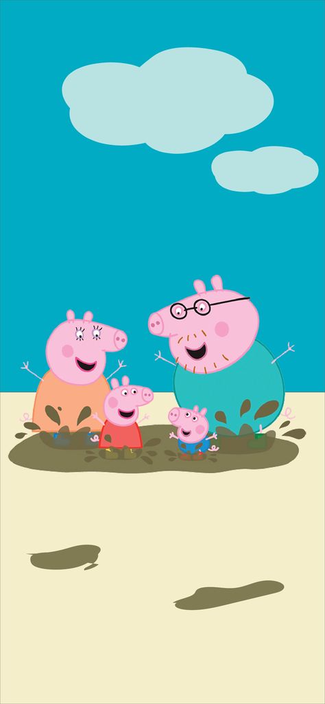 Peppa Wallpaper, Peppa Pig Wallpaper Iphone, Peppa Pig Wallpaper Aesthetic, Kids Wallpaper Ipad, Peppa Pig Aesthetic, Peppa Pig Background, Peppa Pig House, Pepper Pig, Peppa Pig Wallpaper