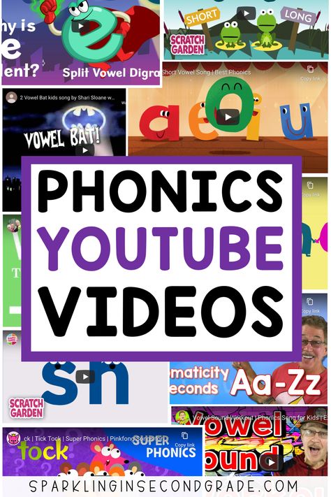 Letter Sounds Kindergarten, Phonics Videos, Kindergarten Letters, First Grade Phonics, Soothing Music, Music Playlists, Teaching Phonics, Learning Websites, Reading Intervention