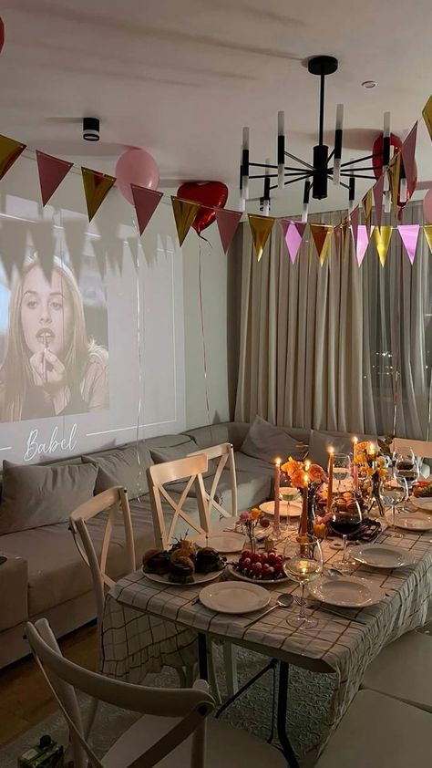 Birthday Dinner Party, Galentines Party, Birthday Party Theme Decorations, Birthday Brunch, 19th Birthday, Bday Girl, 25th Birthday, 20th Birthday, Happy B Day