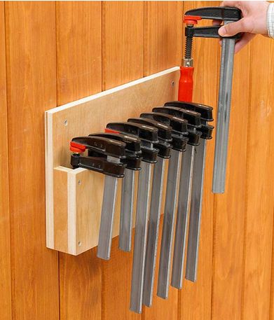 Clamp Rack Woodworking, Clamp Rack, Clamp Storage, Awesome Woodworking Ideas, Woodworking Storage, Woodworking Clamps, Wood Magazine, Woodworking Joinery, Woodworking Joints