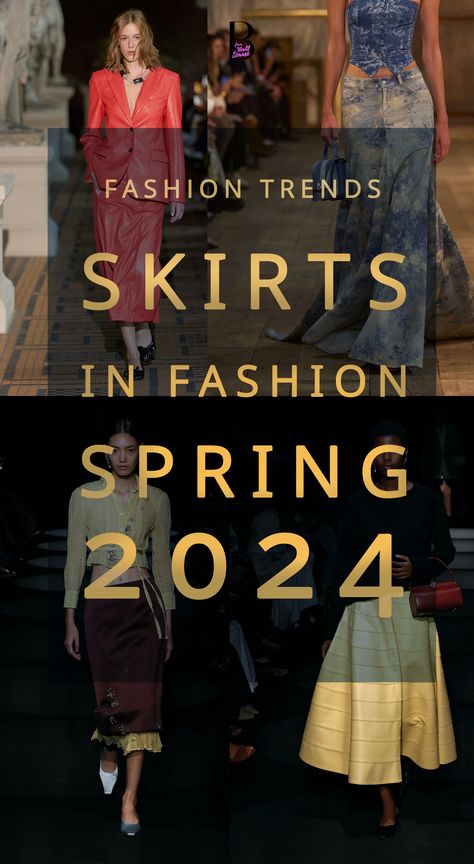 Brunette from Wall Street skirt trends spring 2024 with text overlay fashion trends skirts in fashion spring 2024 Style 2024 Womens Fashion Summer, Spring 2024 Style Trends, Fashion Trend 2024 Summer, Fashion Forecast 2023/24 Spring Summer, Trend Spring 2024, Dress Spring 2024, Trendy Skirts 2024, Street Fashion 2024 Trends, Spring Clothes 2024