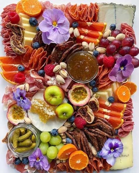 Charcuterie With Flowers, Charcuterie Inspiration, Great Week, Some Times, Charcuterie Boards, Board Ideas, Food Design, Cute Food, Charcuterie Board