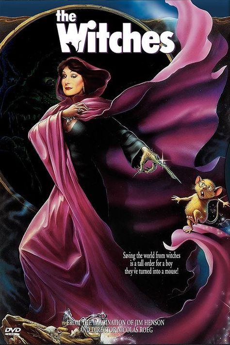 The Witches Movie, Kid Friendly Halloween Movies, Witches Movie, The Witches 1990, Angelica Huston, Ronald Dahl, The Witch Movie, The Fall Movie, Movie Classics