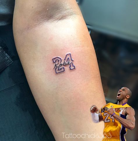 Basketball Inspired Tattoos, Kyrie Irving Tattoos, Kobe Tribute Tattoo, Mamba Mentality Tattoo, Kobe Tattoos Ideas, Kobe Bryant Tattoo Ideas, Basketball Tattoo Ideas, Nba Tattoo, Kobe Bryant Tattoo