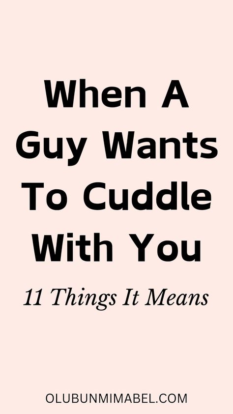 what does it mean when a guy wants to cuddle? Is it just something they do because it feels nice, or does it signify something more? Here are 11 things that could be going through his mind when your guy wants to cuddle with you.... Keep reading for marriage advice, dating advice, dating tips, marriage tips, healthy marriage advice, relationship tips, relationship advice... Tips For New Relationships, How To Cuddle With A Guy, Couple Advice Relationships, Tips For Cuddling, Cuddling Quotes For Him, Healthy Dating Relationships Tips, First Relationship Advice, Reunited Couples, Little Spoon Cuddling Couples