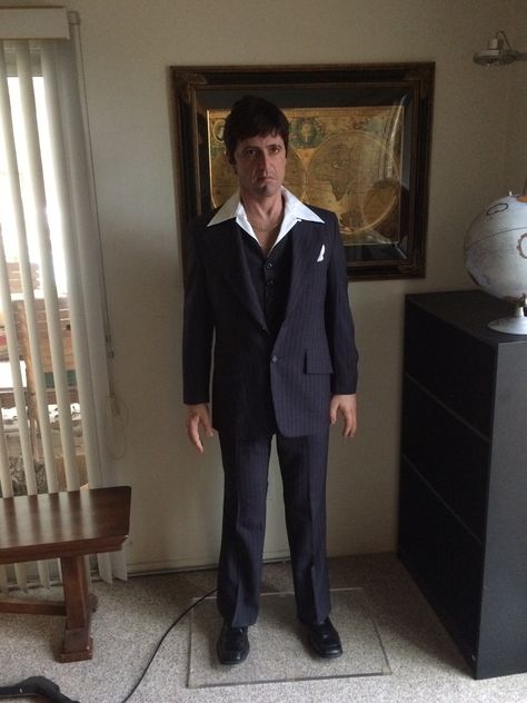 Scarface Outfits Men, Scarface Clothes, Scarface Outfits, Toni Montana, Modern Man Cave, Tony Montana, Mood Wallpaper, Men Stylish Dress, Al Pacino