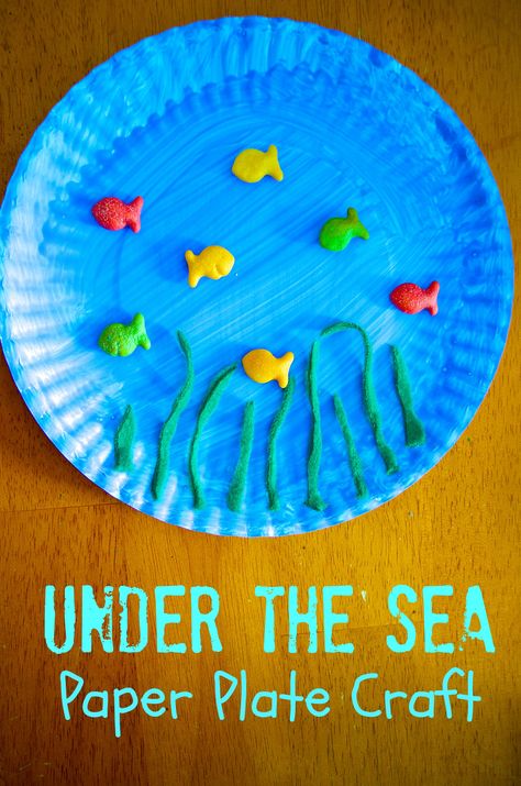 Under The Sea Crafts, Paper Plate Craft, Paper Plate Crafts For Kids, Sea Crafts, Ocean Crafts, Daycare Crafts, Paper Plate Crafts, Plate Crafts, Classroom Crafts