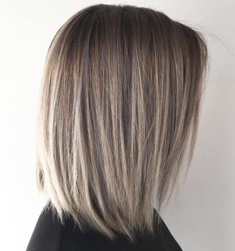 50 Luscious Long Bob Hairstyles - Hair Adviser Long Graduated Bob, Textured Long Bob, Straight Long Bob, Long Bob Blonde, Balayage Lob, Ombre Bob, Blonde Balayage Highlights, Textured Haircut, Long Bob Haircuts