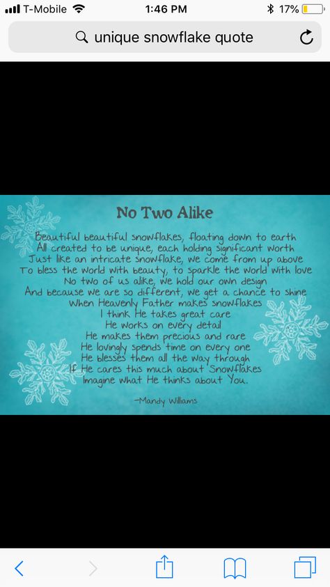 God Made Me Unique Like A Snowflake, Snowflake Sunday School Lesson For Kids, Snowflake Sayings Quotes, Snowflake Quotes Inspirational, Snowflake Poem, Christian Snowflake Poem, Snowflake Quote, Christmas Legends, Rs Activities