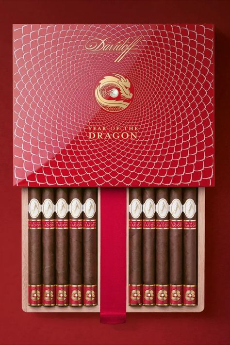 This year, brands are celebrating by releasing limited-edition products packaged in dragon-inspired packaging designs. We're showcasing our favorite 15 Chinese New Year packaging designs below. Year Of The Dragon Design, Dragon Packaging, Lunar New Year Packaging, Chinese New Year Packaging, Cny Packaging, Chinese Packaging Design, New Year Packaging, Classic Packaging, New Year Packages