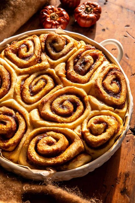 Pumpkin Butter Cinnamon Rolls, Butter Cinnamon Rolls, Autumn Spices, Coffee Icing, Puff Pancake, Cinnamon Roll Bake, Apple Cinnamon Rolls, Butter Cinnamon, Pumpkin Cinnamon Rolls