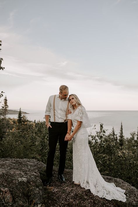 Midwest Elopement, Dreamy Elopement, North Shore Mn, Vow Exchange, Minnesota Wedding Venues, Midwest Wedding, How To Elope, Duluth Minnesota, Northern Minnesota