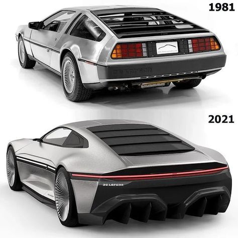 The dream was, and still is, to see a new design of the DMC DeLorean hitting the streets in the next few years, perhaps in celebration of it’s 40th anniversary. New Delorean, Dmc Delorean, Custom Muscle Cars, Concept Car Design, Futuristic Cars, Vehicle Design, Automotive Design, Amazing Cars, Sport Cars