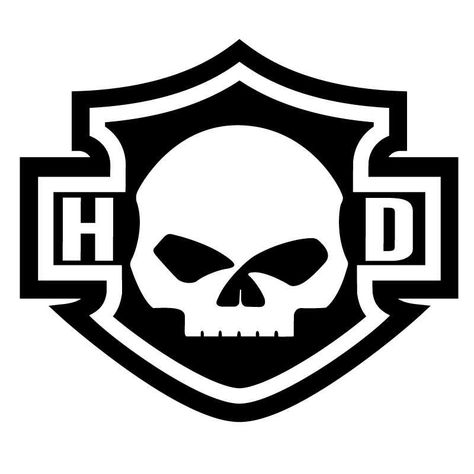 Harley Lowrider, Motorcycle Signs, Harley Davidson Kunst, Harley Skull, Art Harley Davidson, Silhouette Skull, Harley Davidson Stickers, Logo Harley Davidson, Harley-davidson Sportster