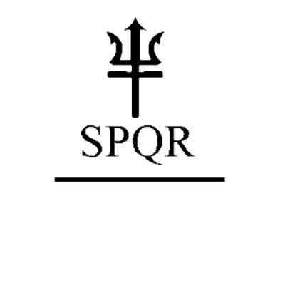 Percy Jackson Spqr Tattoo, Demigod Tattoo, Spqr Aesthetic, Pjo Tattoos, Tatuagem Percy Jackson, Spqr Tattoo, Percy Jackson Tattoo, Hermes Tattoo, Poseidon Aesthetic