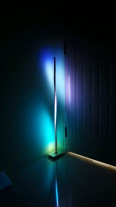 The Vanaheim - LED Floor Lamp [Video] [Video] | Floor lamp, Led floor lamp, Floor lights Computer Gaming Room, Blue Background Images, Led Floor, Frame Light, Electronic Engineering, Game Room Design, Led Floor Lamp, Lamp Led, Room Setup