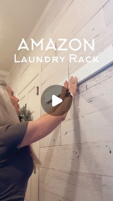 Julie Lancia • AMAZON HOME FINDS on Instagram: "Comment LINK or shop my link in bio. Note: You need to be following me @julie.thedesigntwins to see the link I send. 🫶 My new drying rack frees up floor space while giving me a ton of room to dry all my clothes.  Took me only a couple minutes to install.  I love how it easily opens and closes and nearly disappears when not in use.  Mine is the 32” and it also comes in one size bigger, 40”.  XO ~ Julie   #amazonmusthaves #amazonhome #amazonfinds #laundryday #AmazonInfluencer #amazonfavorites laundry room drying rack" Drying Racks In Laundry Room, Laundry Room Drying, Laundry Room Drying Rack, Top Kitchen Trends, Amazon Things, Laundry Rack, Drying Rack Laundry, Laundry Room Inspiration, Laundry Area