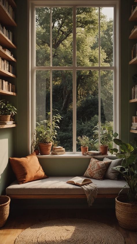 #BEAUTY, #RELATIONSHIPS #Fashion #Animals #Outfits #Winter Outfits #Animals Reading Window Nook, Window Seat Aesthetic, Cozy Bay Window, Nook Window Seat, Reading Nook Aesthetic, Bay Window Reading Nook, Window Seat Decor, Window Library, Reading Nook Window Seat