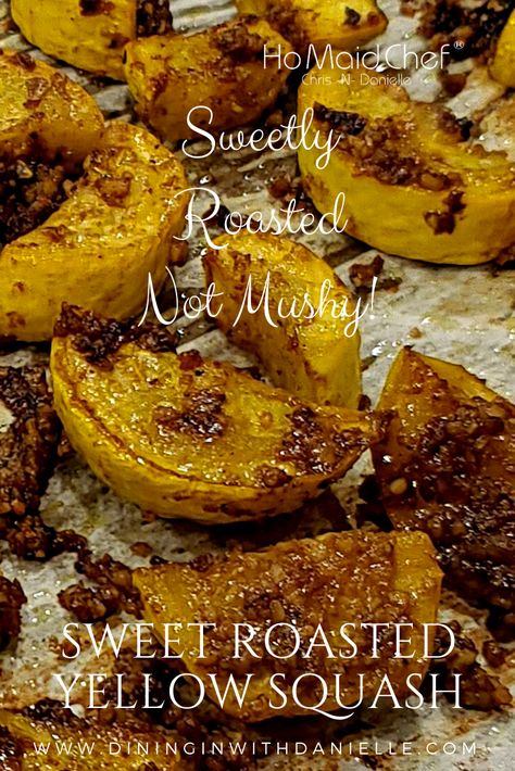 Yellow Squash Roasted In Oven, Oven Roasted Yellow Squash, Pumpkin Banana Cake, Yellow Crooked Neck Squash Recipes, Balsamic Cabbage, Roasted Zucchini And Yellow Squash, Roasted Yellow Squash, Crocked Neck Yellow Squash, Yellow Bush Scallop Squash Recipe