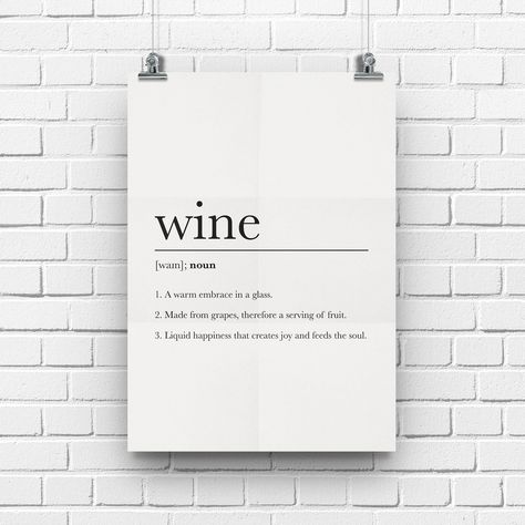 Wine Lovers Quotes, Fine Wine Quotes, Wine Definition, Wine Room Decor, Wine Lover Quotes, Bar Quotes, Wine And Pizza, Wine Sayings, Wine Quote