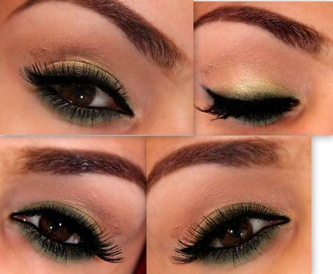 so cute Bottle Green Eye Makeup, Green Eye Makeup, What Makes You Beautiful, Green Makeup, Green Eye, Eye Makeup Tips, Makeup For Green Eyes, Bottle Green, False Lashes